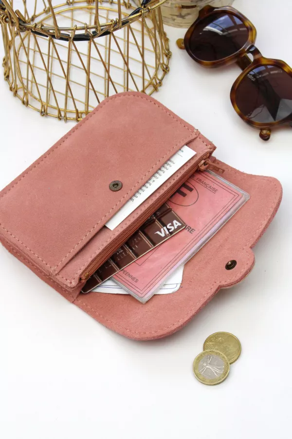 Portefeuille femme - PIPA - Baby pink