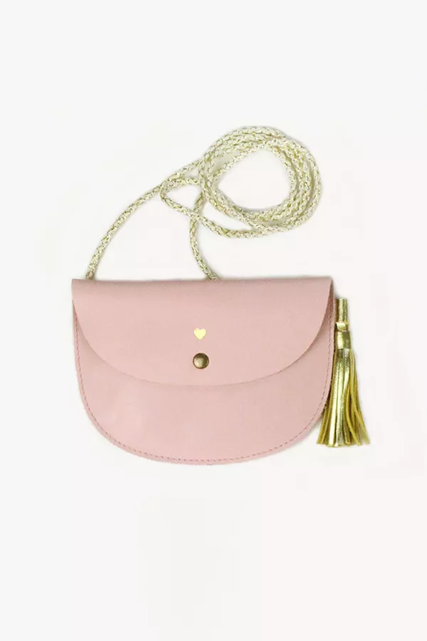 Sac Pompon - cuir Poetry