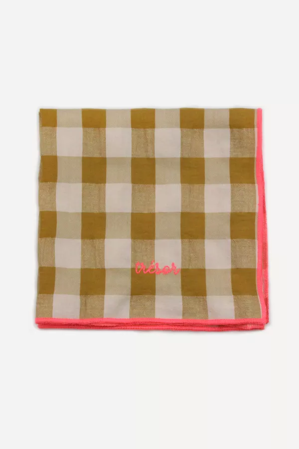 Serviette de Table moutarde - Trésor