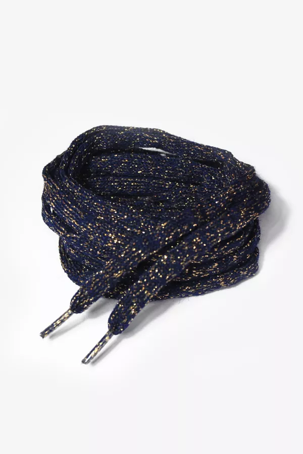 Lacets de chaussures lurex - Night blue