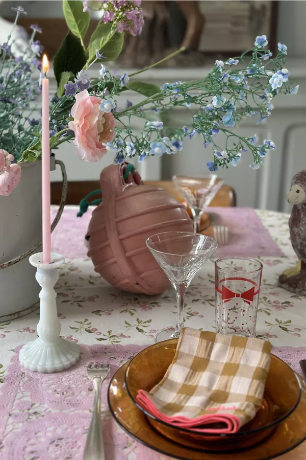 Serviette de Table moutarde - Trésor