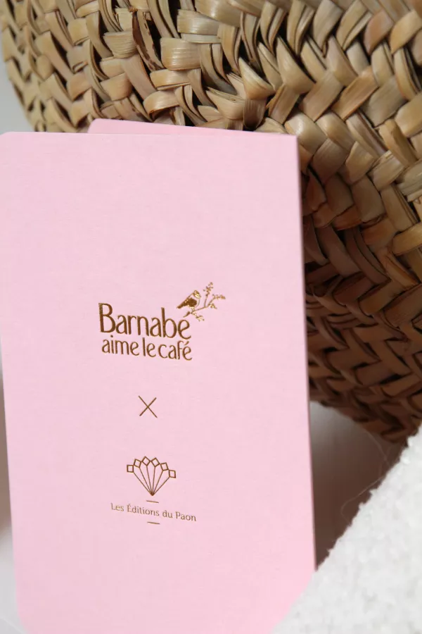 Carte + enveloppe - Dame jeanne Rose