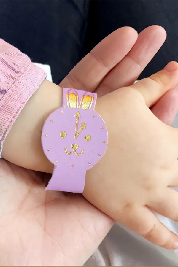 Montre enfant Lapin - Lilas