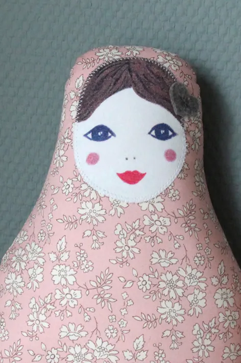 Coupons de tissu Liberty - Capel rose clair - 60 x 100 cm