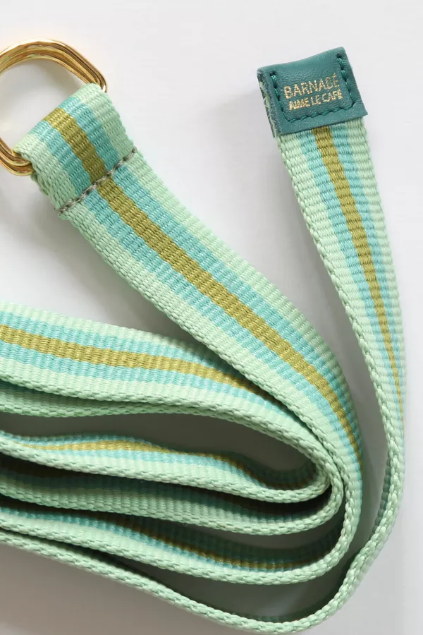 Ceinture sangle - vert & bleu