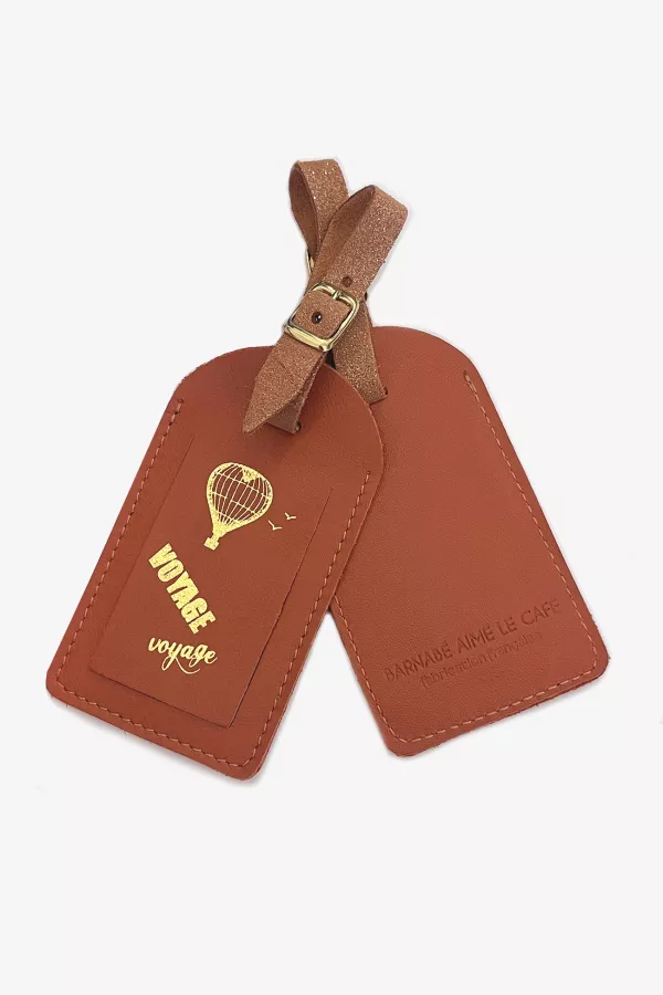 Etiquette bagage Voyage Voyage - Tomette
