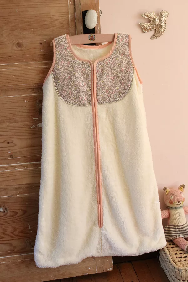 Gigoteuse Liberty et polaire - Juliette Taille  6-24 mois