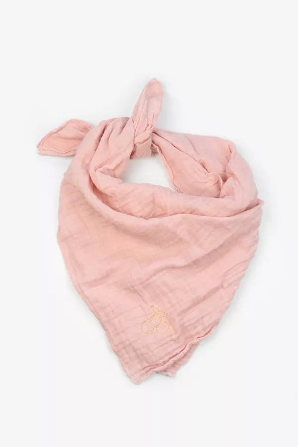 lange rose broderie dorée cerise Barnabé aime le café