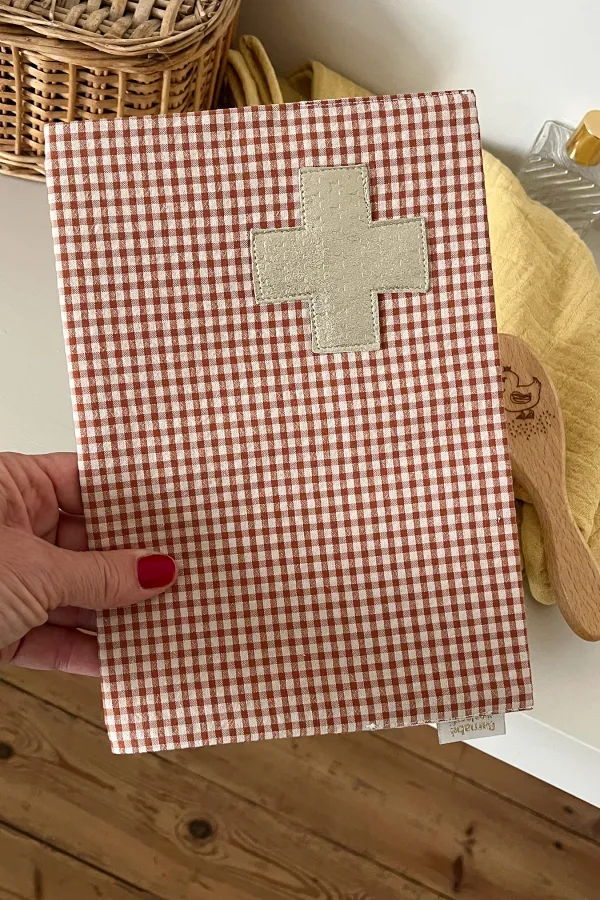 Protège carnet de santé - Argile