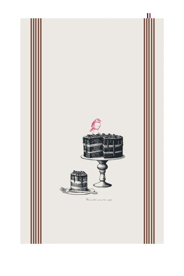 TORCHON DE CUISINE SÉRIGRAPHIÉ - patisserie