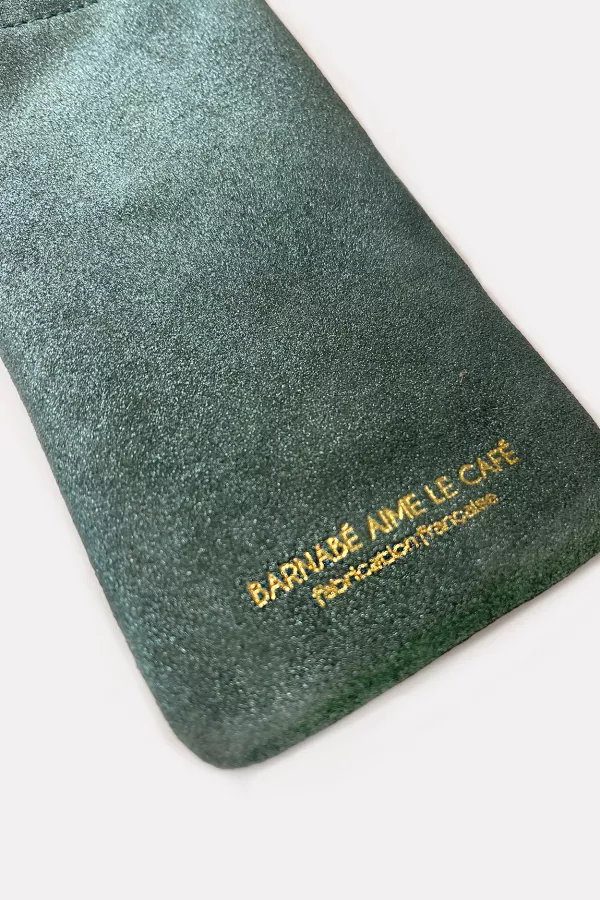 Etui lunettes - Epinard