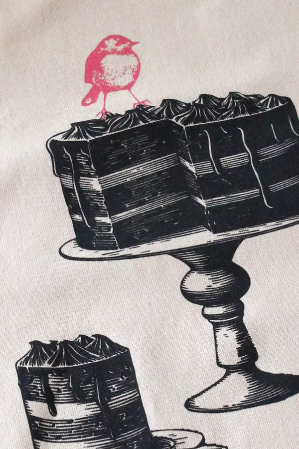 TORCHON DE CUISINE SÉRIGRAPHIÉ - patisserie