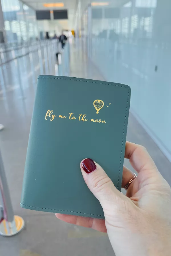 Etui Passeport cuir - Paolo Blue