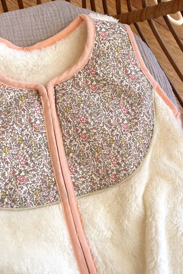 Gigoteuse Liberty et polaire - Juliette Taille  6-24 mois