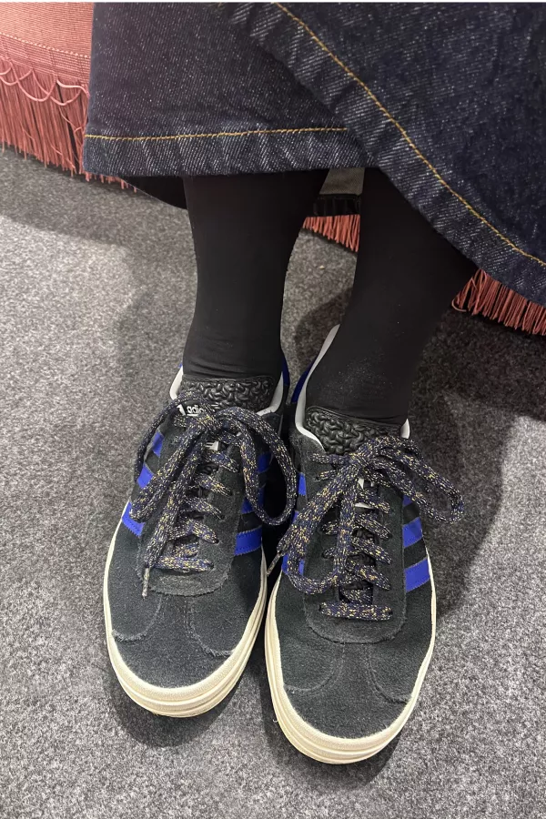 Lacets de chaussures lurex - Night blue