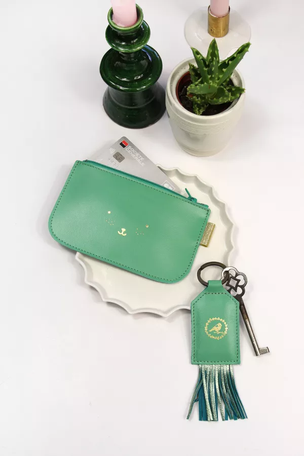 Porte monnaie Demoiselle - Menthe