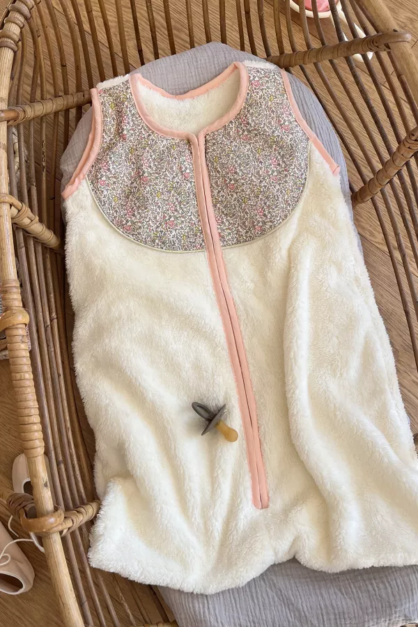 Gigoteuse Liberty et polaire - Juliette Taille 0-6 mois