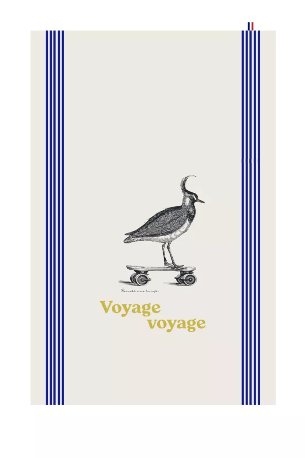 TORCHON DE CUISINE SÉRIGRAPHIÉ - Sérigraphie - Voyage