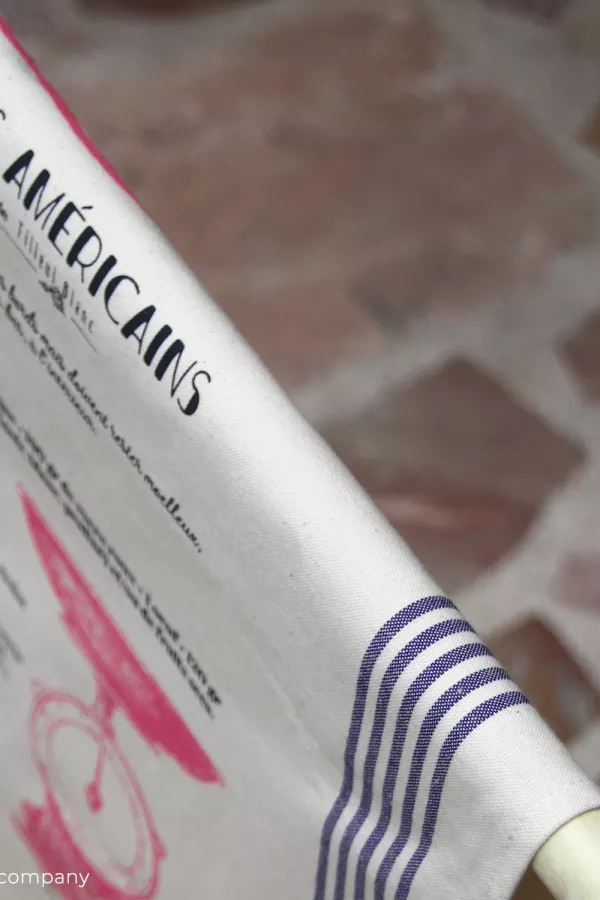 TORCHON DE CUISINE SÉRIGRAPHIÉ - Recette