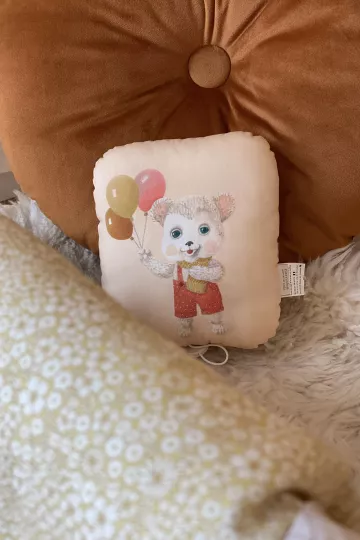 Boîte à musique  Coussin - Ourson - Yellow submarine (Beatles)