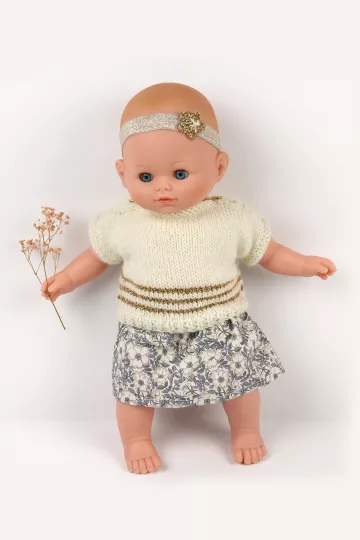 Habits Poupee 36 cm Vetements et accessoires Barnabe aime le cafe