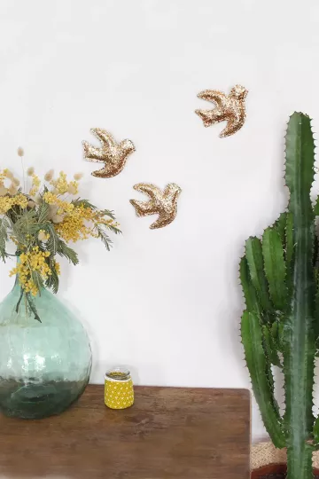Hirondelle paillettes - Or