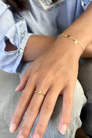 bague ajustable - mésange