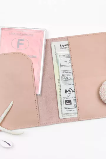 Etui papiers voiture cuir - Sugar