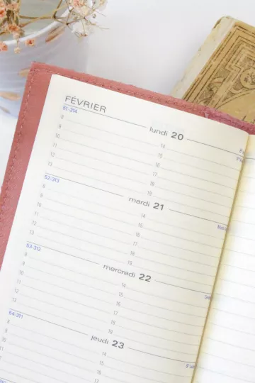 Recharge agenda Exacompta - année 2026 (janv. à déc.)
