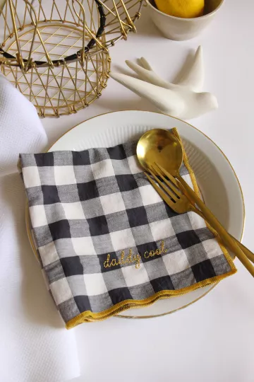 Serviette de Table réglisse - Daddy cool