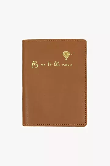 Etui Passeport cuir - Caramel