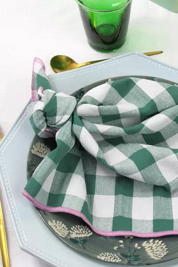 Serviette de Table sauge - Oh happy day