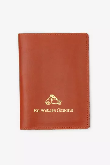 Etui papiers voiture cuir - Tomette