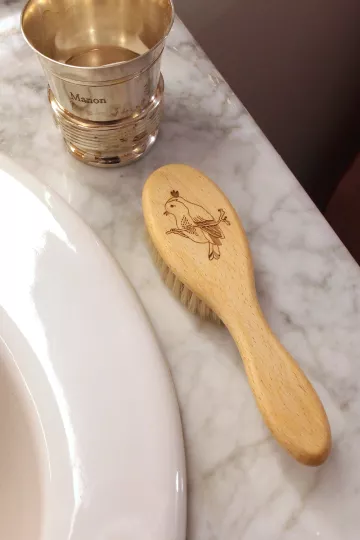 Brosse à cheveux bébé - Oiseau