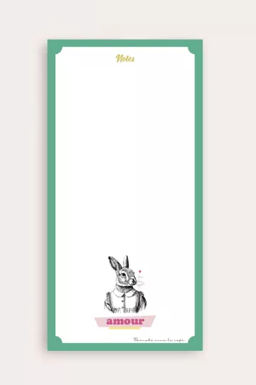 Bloc notes - LAPIN