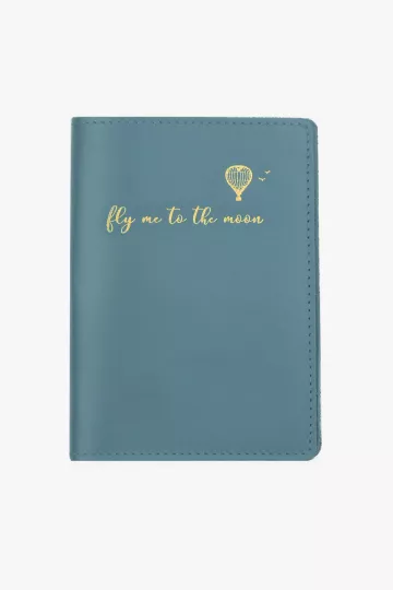 Etui Passeport cuir - Paolo Blue