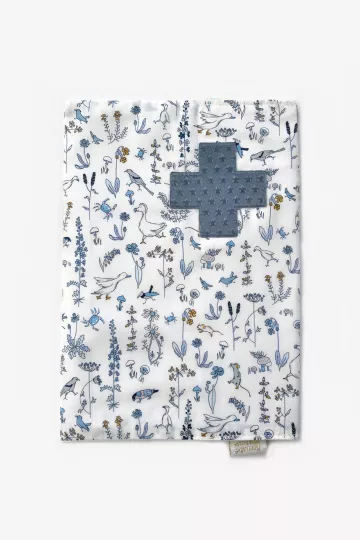 protège carnet de santé Liberty animaux Barnabé aime le café made in  france