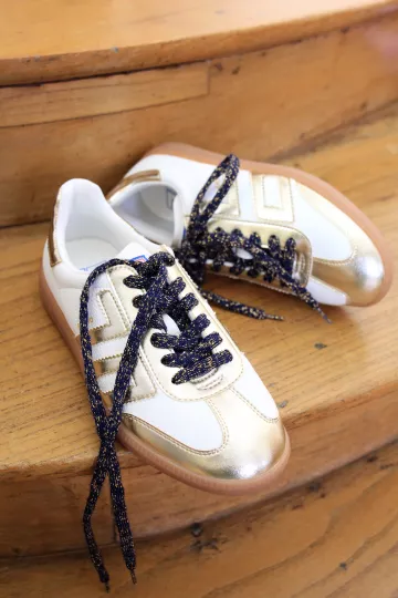 Lacets de chaussures lurex - Night blue