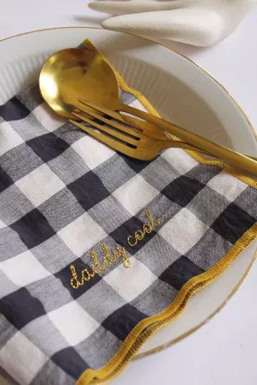 Serviette de Table réglisse - Daddy cool