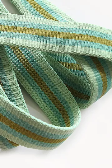 Sangle tressée x 3 m - Bleu - vert