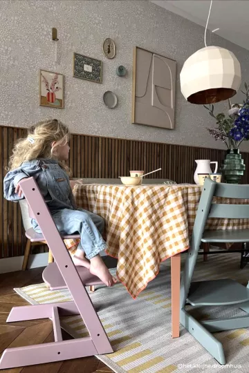 Nappe carreaux vichy - moutarde 140 x 250 cm