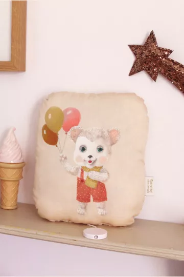 Boîte à musique  Coussin - Ourson - Yellow submarine (Beatles)
