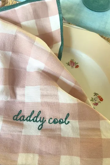 Serviette de Table macaron - Daddy cool