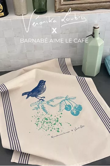 SET DE 3 TORCHONS DE CUISINE - Barnabé X Veronika Loubry