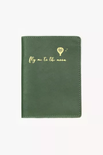 Etui Passeport cuir - Agave