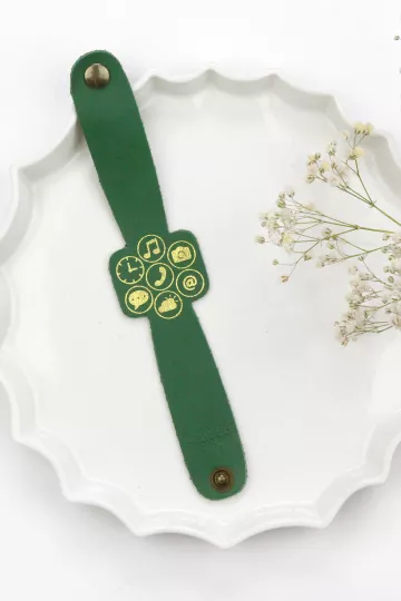 Montre enfant connectée - vert Cactus