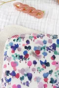 Lingettes lavables coton bio - 7 carrés Lola