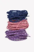 Lacets de chaussures lurex - Lavande