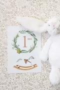 Cartes étapes bébé - set de 12 cartes - de 1 mois  à 1 an