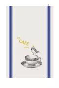 TORCHON DE CUISINE SÉRIGRAPHIÉ - Sérigraphie - café